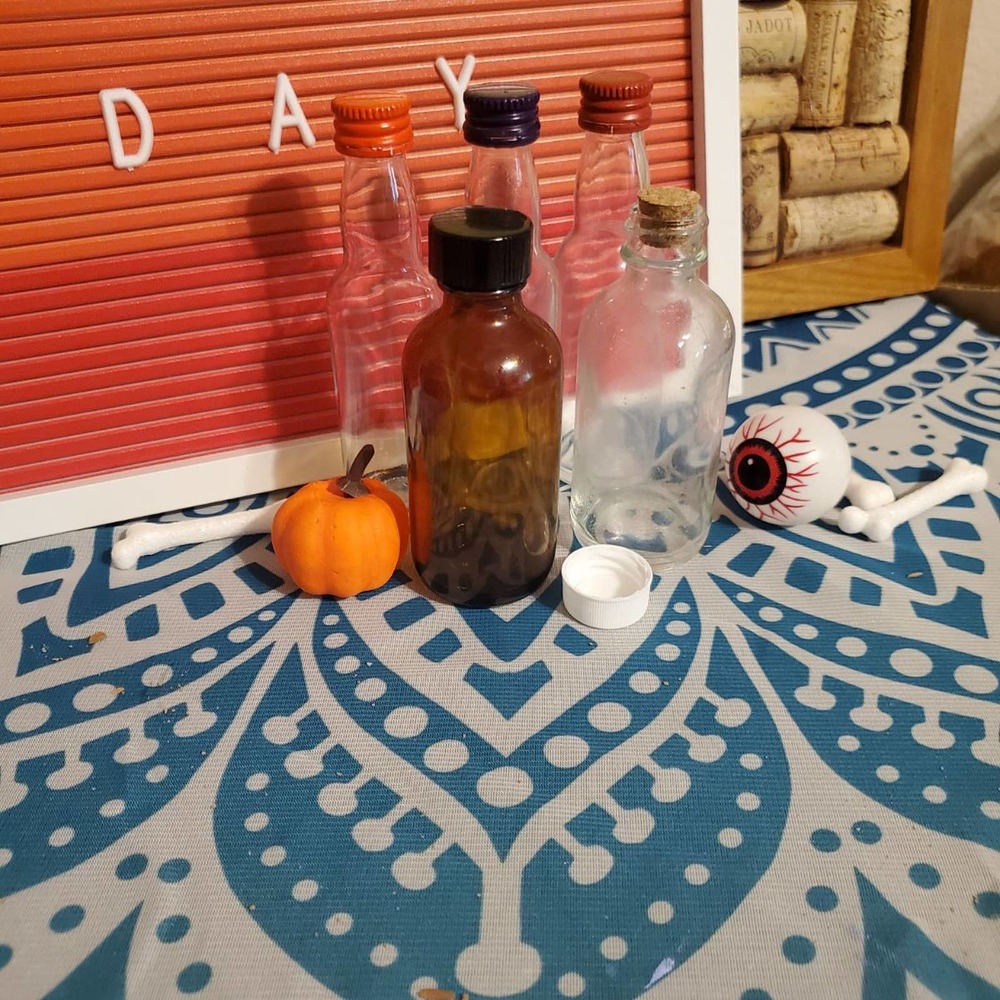 Diy Halloween potion bottle kit upcycle stickers potion - Picture 7 of 10